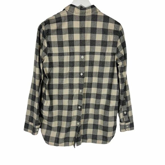 Madewell Women's Classic Ex-Boyfriend Button-Back Shirt in Buffalo Check size XS - Picture 2 of 10